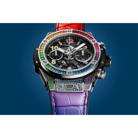 Big Bang Unico Titanium Rainbow 42 mm .